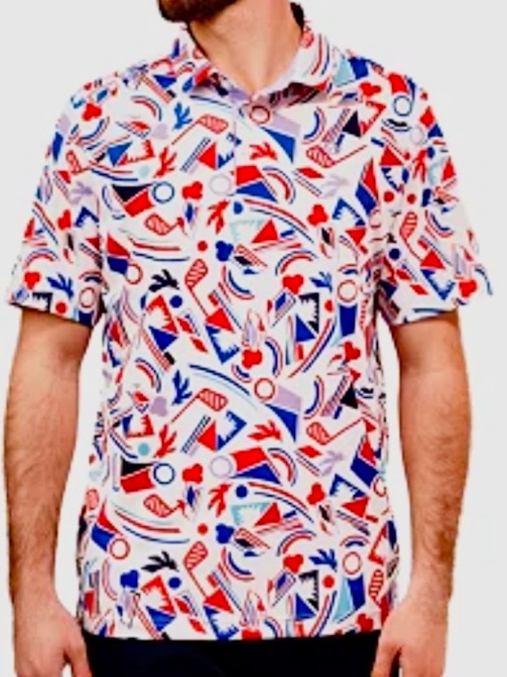 Brand New Good Good Golf Men's Proud & True Golf Polo Shirt Size Small MSRP $79